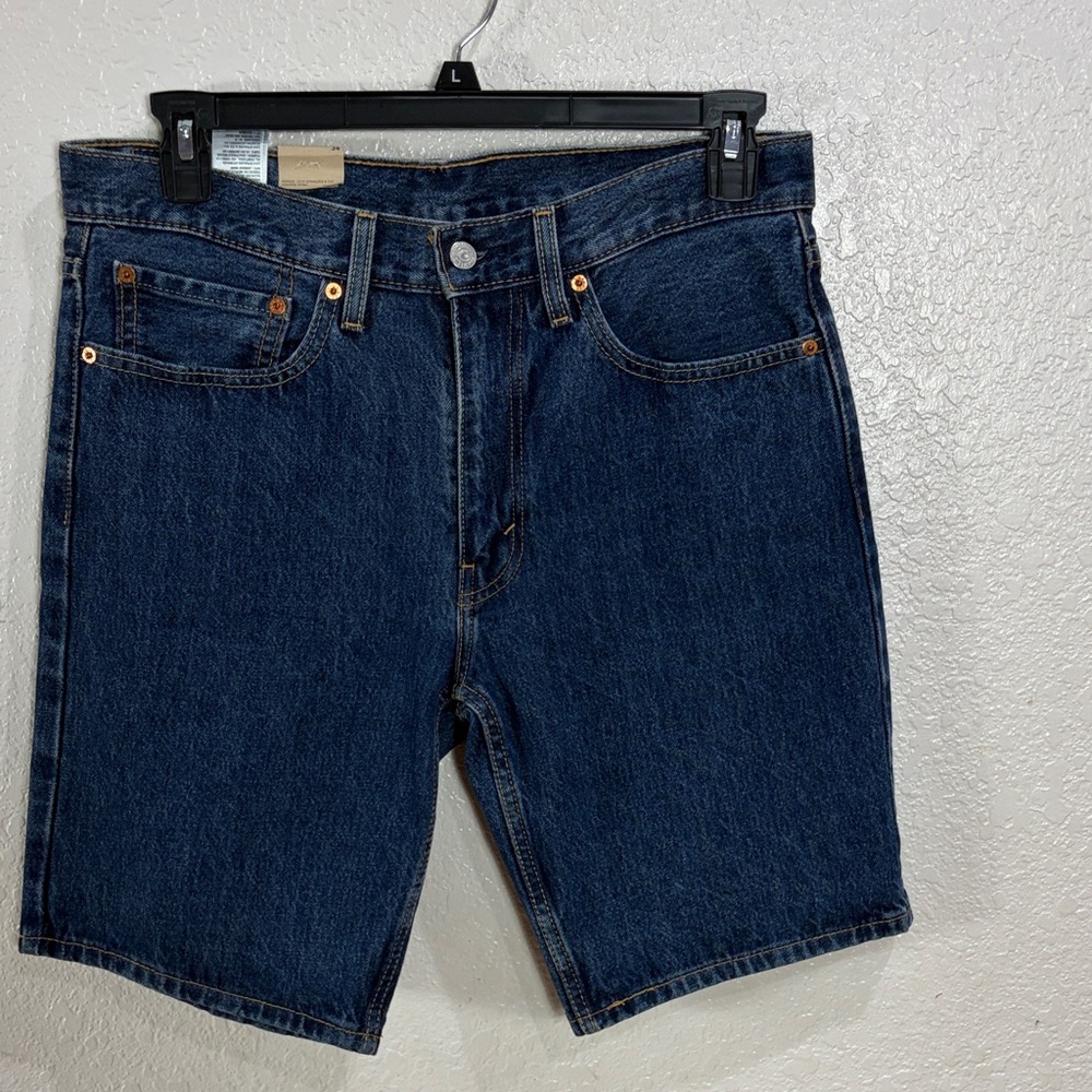 LEVI’S ,Size 34,Classic Blue Denim Men's Shorts - Picture 5 of 17